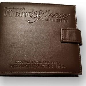 Dave Ramsey Financial Peace University Sealed 15 CD set with Leather Case